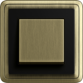 Gira ClassiX bronze + black, touch switch bronze 