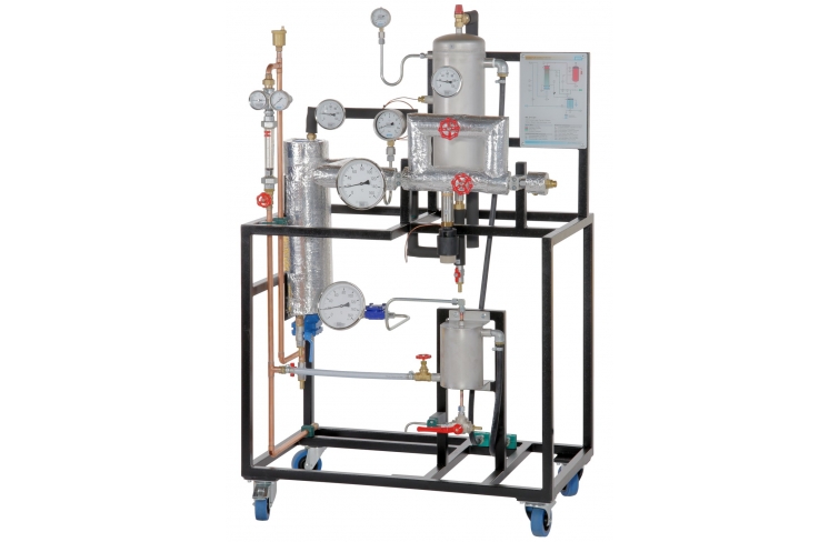 Shell & tube heat exchanger steam/water
