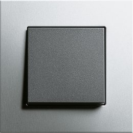 Gira Esprit, aluminium switch/SCHUKO socket outlet, anthracite